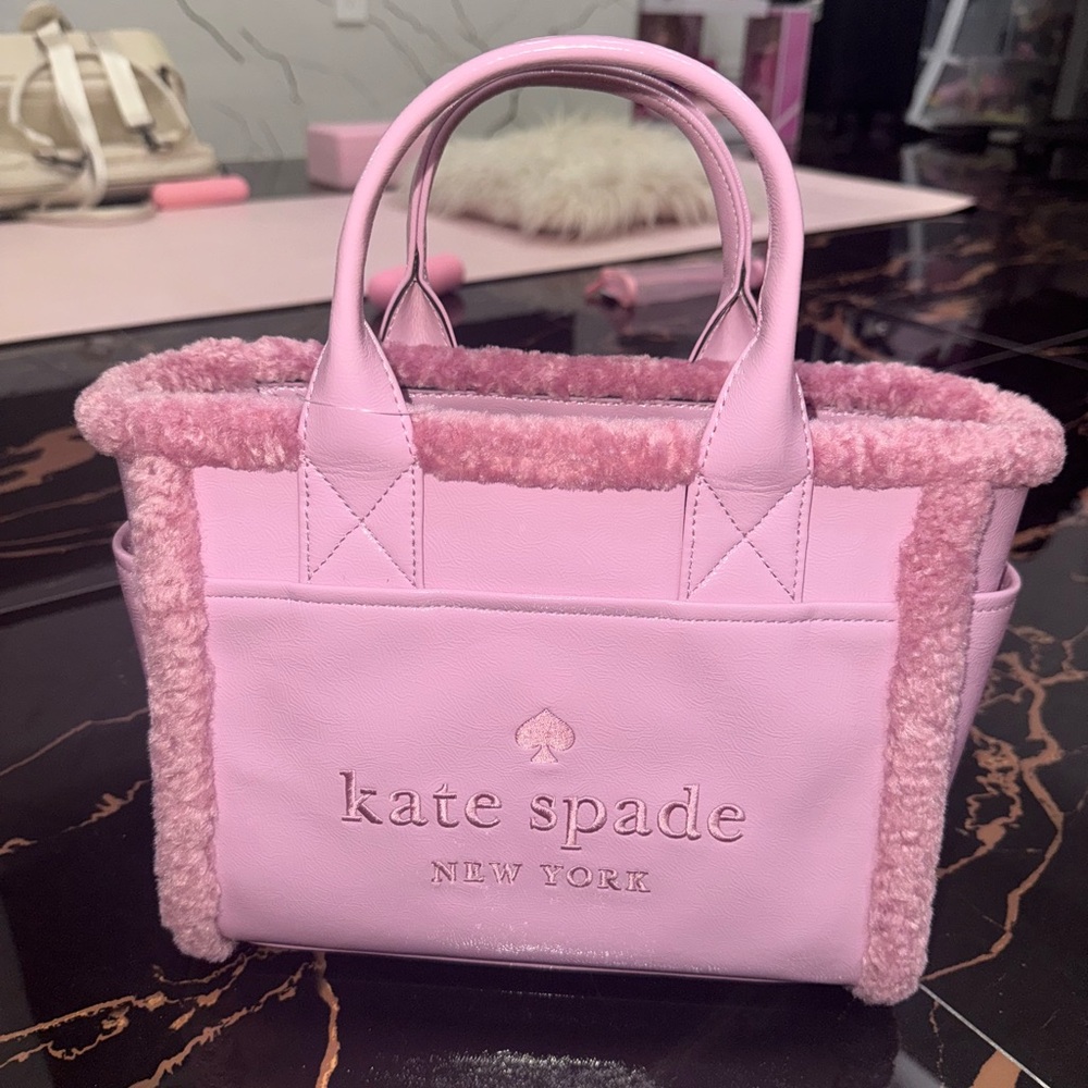 Kate Spade Pink Fluffy Tote